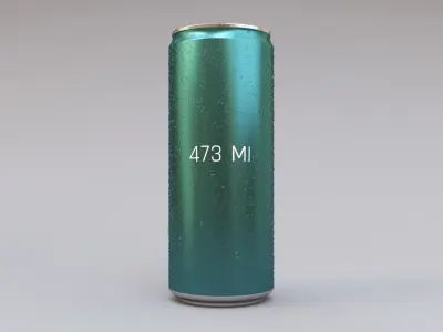 Can 473ml Drop 3D model