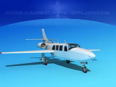 Piper Aerostar FJ-100 Fanjet V11 3D model