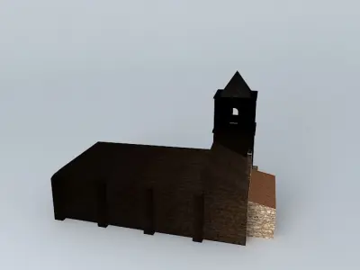 Parish Church of San Pedro. Robledillo de Trujillo Free 3D model