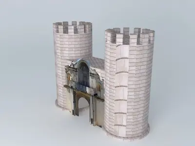 Puerta de Palmas Badajoz Free 3D model