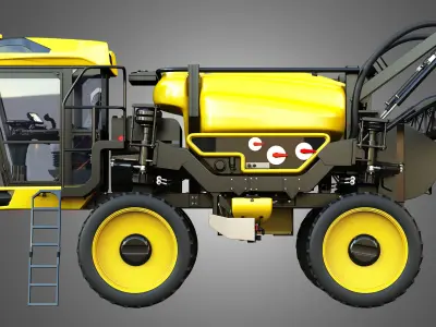 Caffini - Sprayer Rider Vario 3D model