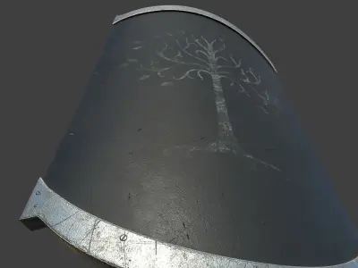 Gondor Shield - The Lord of the Rings 3D model
