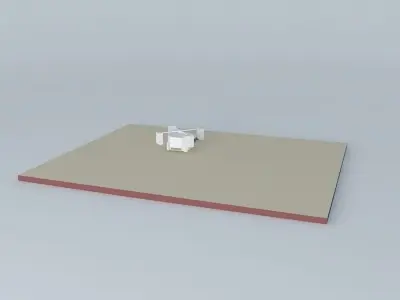 Landing Craft With Thrust and Stability Control Free 3D model