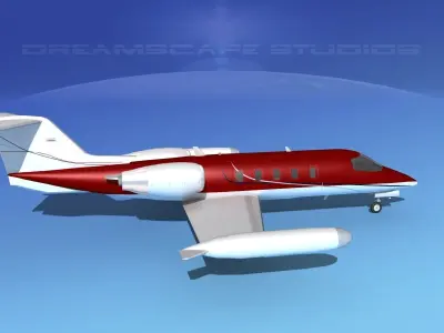 Gates Learjet 35 V03 3D model