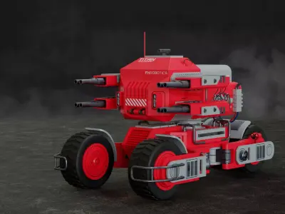 UGV Concept-2-Red 3D model