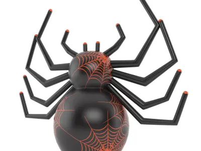 inflatable spider 3D model