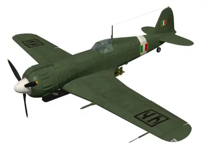 Fiat G57 3D model