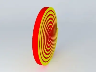 Spring circle Free 3D model