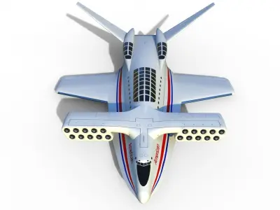 Aerocon Dash 1 6 wingship 3D model
