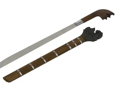 Kabeala Machete Low-poly 3D model