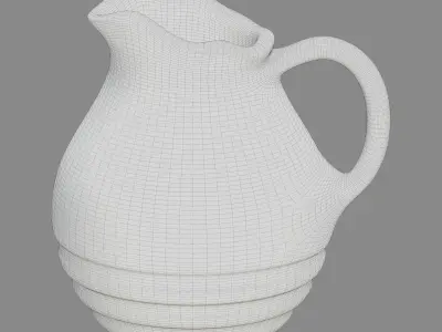 Glass pitcher 3D model