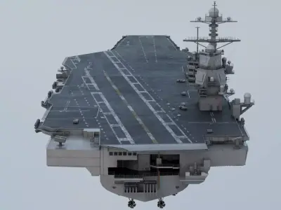 USS Gerald R Ford CVN-78 3D model