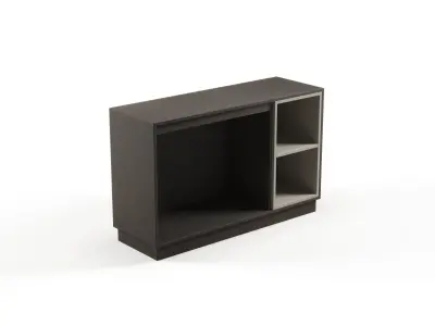 Modern Office Low Cabinet File 2 For Staff  Free 3D model