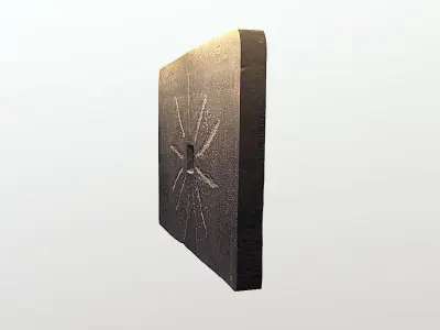 Shabaka Stone - Ancient Egypt Low-poly 3D model