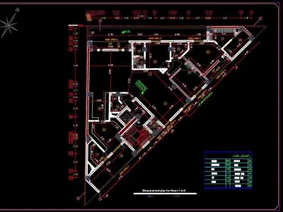 Mixed Use Apartment Building with Commercial Ground Floor 3D model