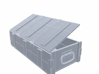 Ammo Crate - PBR Low-poly 3D model