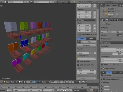 Collection of 18 LowPoly Animated GameReady boat models Low-poly 3D model