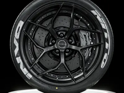 Nitto Invo 245 35 ZR19 3D model