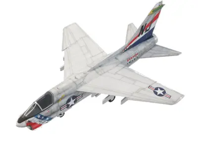 Cold War military aircraft set - 8 models 3D Model Collection