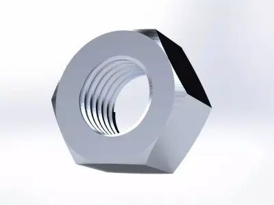 M16 BOLT and M16 NUT 3D model