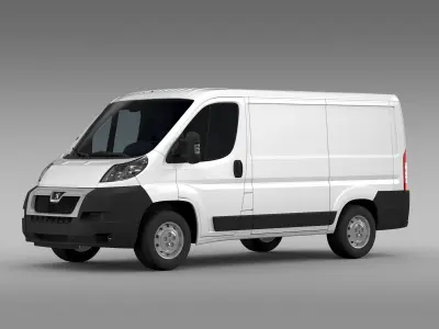 Peugeot Boxer Van L1H1 2006-2014 3D model