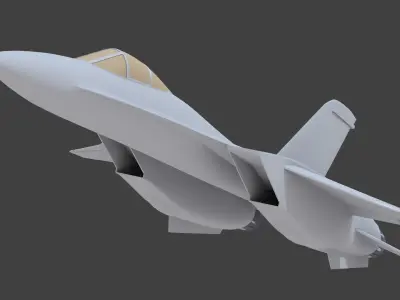 Fairchild-Republic F-15 Eagle 3D print model