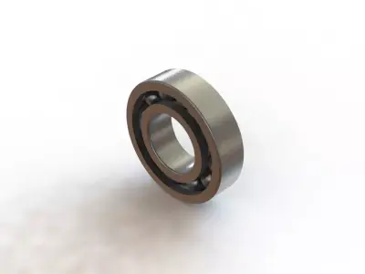 Rolamento de Esferas SKF 6206 Ball Bearing 3D model