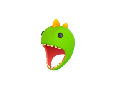 Prop034 Dinosaur Hat 3D model