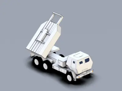 High Mobility Artillery Rocket System 3D print model