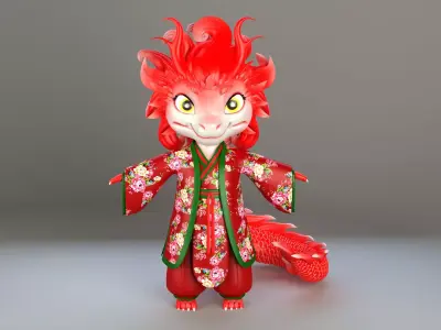 Little Dragons  3D model