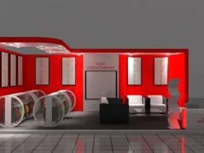 Advertisement Stall 1 3D model
