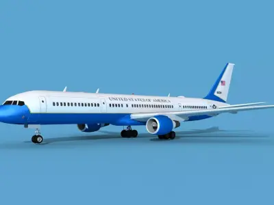 Boeing C-32A US Air Force 3D model