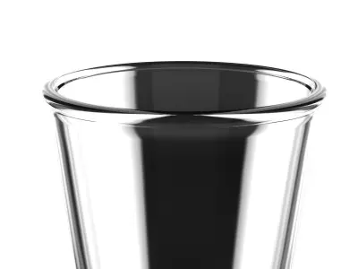 Tall Glass Free low-poly 3D model