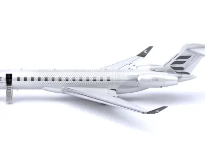 Bombardier Global 7500 Business Jet Full Cockpit and Interior 3D model