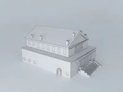 Croatian Dom Karlovac Free 3D model