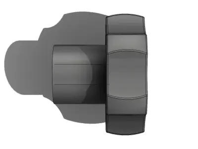 Manipulo Handle Merkbak MSF 3526 M6 3D model