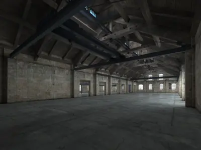 Warehouse Converted Mill 3D model