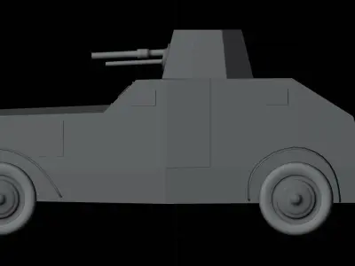 Ursus wz  29 Simple model 3D model