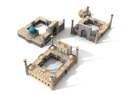 Registan Palast 3D model