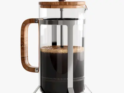 Hario French Press 3D model