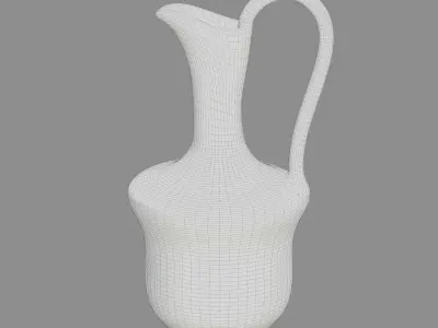 Vintage rusty pitcher 3D model