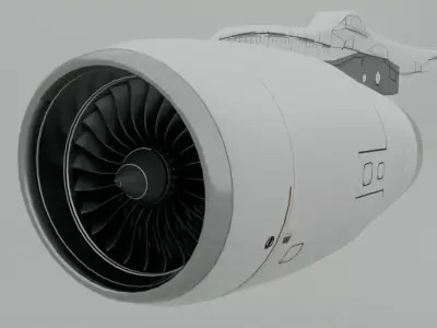 Aeroplan Engine 3D model
