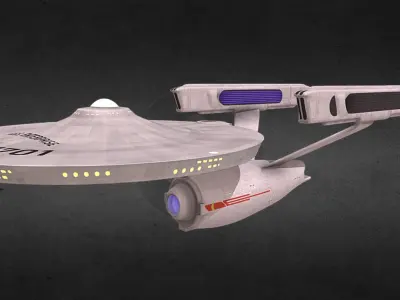 Enterprise star trek ship 3D model