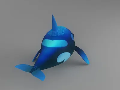 Cartoon Fish 3 Low-poly 3D model