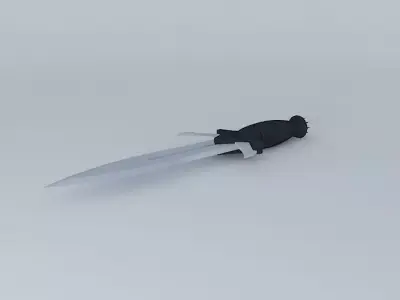 Phoenix Klingon Knife Free 3D model