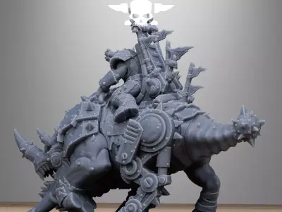 Orkaz Brast-Rider Warlord 3D print model