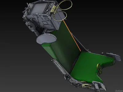 Ejection Seat Martin Baker MK7 STL FILES ONLY 3D F14 Tomcat 3D print model