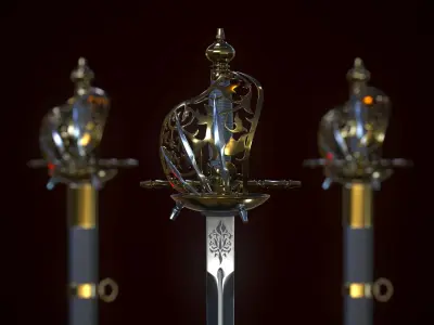 Small Sword 3D model