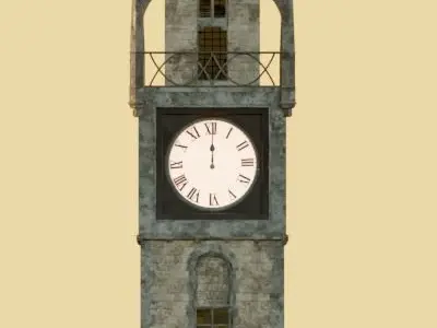 Victorian Clock Tower 3D model