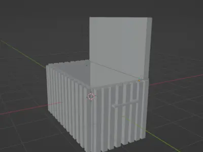 Handcrafted Wooden Chest Low-poly 3D model